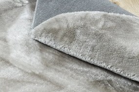 Koberec VISCO strieborný kruh