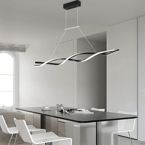 Toolight Toolight, LED závesné osvetlenie 120cm, 46W, 3000K, 2000lm, LHJ020-CP, čierna, OSW-50046