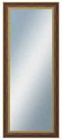 DANTIK - Zrkadlo v rámu, rozmer s rámom 50x120 cm z lišty ZVRATNÁ červenozlatá plast (3069)