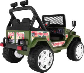 Ramiz Detské terénne auto na batérie Raptor Drifter zelené + ovládač na diaľkové ovládanie