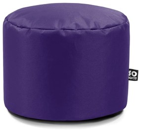 Fialový detský sedací vak Dot M – So Soft?