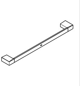 GROHE 40767000 - Držiak na uteráky SELECTION CUBE 500 mm lesklý chróm