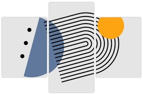 Obraz - Minimalistická abstrakcia N⁰2 (90x60 cm)