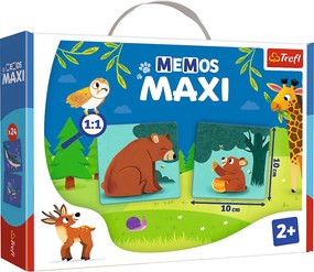Trefl Gry Memos Maxi Game Animals and their Children Trefl 02268