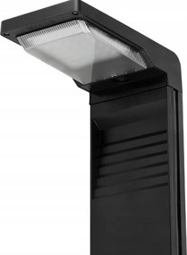 SADA 4 solárnych LED záhradných lámp na záhradné stĺpiky so senzorom súmraku