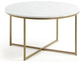 Konferenčný stolík Kave Home Shefield, ø 80 cm