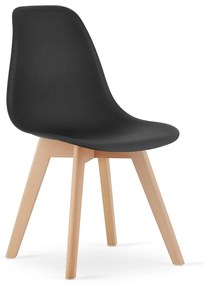 Jedálenská stolička KITO  - čierna