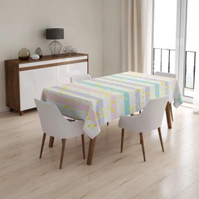 Sablio Obrus Pruhy a bodky štetcom - 130x170 cm