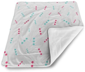 Sablio Deka pre bábätko Bodkované čiarky - 80x100 cm