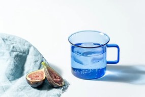 Hrnček Glass 0,35l, modrý
