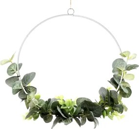 Umelý veniec Eukalyptus 26 cm, zelený%