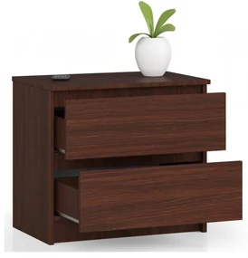 Nočný stolík K60 2SZ CLP wenge