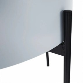 Kondela Príručný stolík, sivá/prírodná/čierna, MOSAI