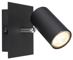 Globo 57910-1B - Nástenné bodové svietidlo ROBBY 1xGU10/25W/230V 57910-1B