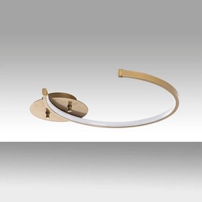 LED stropné svietidlo v zlatej farbe 33x46 cm Moon – Opviq lights