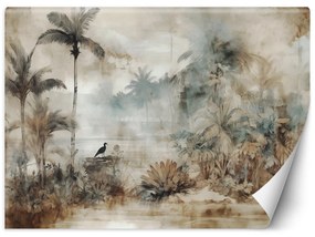 Gario Fototapeta Vintage tropické palmy a rastliny Materiál: Vliesová, Rozmery: 200 x 140 cm