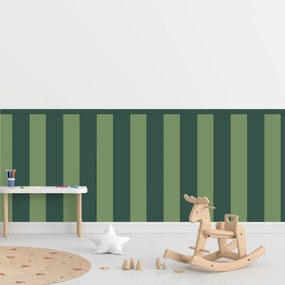PIPPER. Textilná samolepiaca tapeta - Obdĺžnik - Zelená farba Farba: Bledá, Veľkosť: 100 cm
