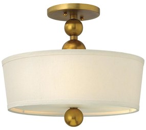 Hinkley - Prisadený luster ZELDA 3xE27/60W/230V mosadz