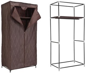 Šatníková skriňa GAJA VITTO hnedá