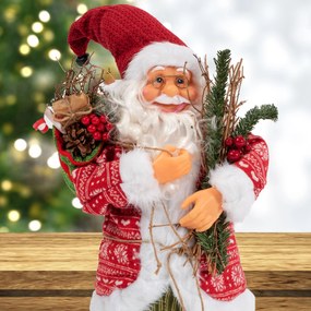 Tutumi Tutumi, vianočná figúrka Santa Clausa XL 87cm KL-21X39, viacfarebné, CHR-06980