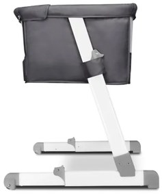 Lionelo - Cestovná postieľka THEO tmavosivá