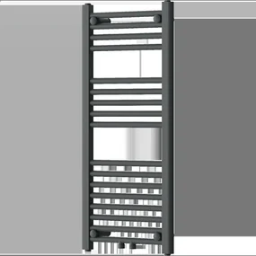 Mexen Mars kúpeľňový radiátor 900 x 400 mm, 309 W, antracit - W110-0900-400-00-66