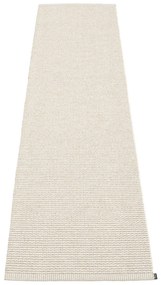 Krémový vnútorný a vonkajší behúň 70x300 cm Mono Linen Vanilla – Pappelina