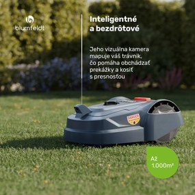 Blumfeldt GrassConnect robotická kosačka, Starostlivosť o trávnik do 1 000 m², Ovládanie pomocou aplikácie