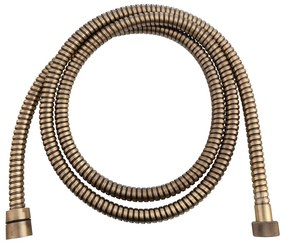Mosadzná sprchová hadica v bronzovej farbe Powerflex – Sapho