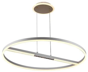 Závesné svietidlo NEDES LED svietidlo + diaľkový ovládač 95W J7308/W