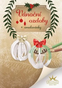 DECOLED A5 coloring book jigsaw puzzle reindeer and owl