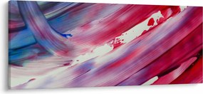 Obraz - ružovo modrej farby (120x50 cm)