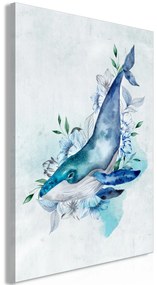 Artgeist Obraz - Mr. Whale (1 Part) Vertical Veľkosť: 40x60, Verzia: Premium Print