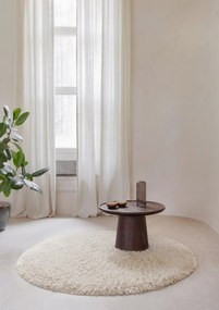 Osta, Kusový koberec Rhapsody 2501 100 kruh, 160x160 (priemer) kruh, biela, obývacia izba