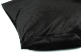 Biante Zamatová obliečka na vankúš Velvet Prémium SVP-023 Čierna 70 x 90 cm