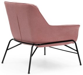 Ružové kreslo Teulat Sadira