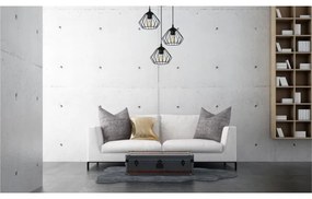 Luster na lanku CEED 3xE27/60W/230V čierna