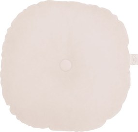 Okrúhly vankúš s gombíkom púdrovo ružová 40 cm
