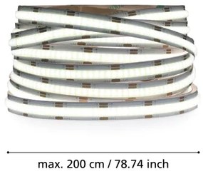Eglo 900577 -LED Stmievateľný pásik 2m COB STRIPE LED/13,2W/24/230V 2700-6500K+DO
