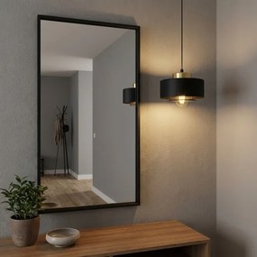 BRILAGI - Závesný luster na lanku SPRING 1xE27/60W/230V pr. 20 cm čierna/zlatá