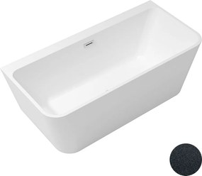 Besco Akrylátová voľne stojaca vaňa Varya Glam G 150x75 BESCO-Typ výpuste: Click-Clack s prepadom, chróm, BESCO-Rozmery: 150x75, BESCO-Farba: Biela/g…