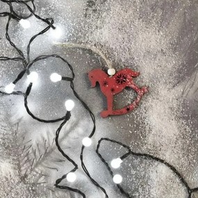 LED vonkajší vianočný reťaz 480 LED/8 funkcií 53 m studená biela IP44