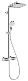 Hansgrohe Crometta E - Showerpipe 240 1jet EcoSmart 9 l/min s termostatom, chróm 27281000