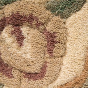 Béžový vlnený koberec Flair Rugs Aubusson, 75 × 150 cm