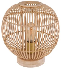 Globo 15368T - Stolná lampa HILDEGARD 1xE27/60W230V bambus