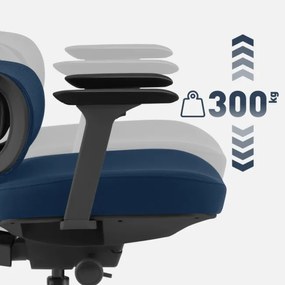 Masážne kancelárske kreslo Visioner 6.1 čierne