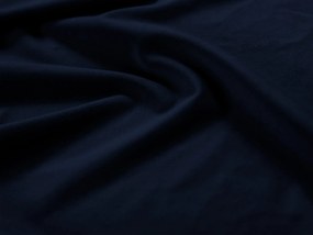Päťmiestna pohovka pauline ľavá 335 cm zamat modrá MUZZA