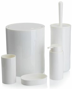 Sada kúpeľňových doplnkov Carmen, biela