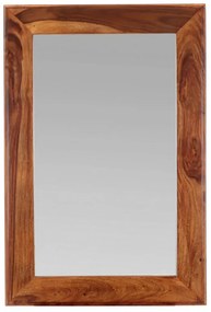 Zrkadlo Tara 60x90 indický masív palisander Orech