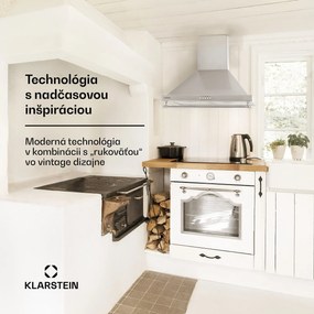 Klarstein Montblanc 60 odsávač pár 599 m³/h 165W 2x1,5W LED zábradlie